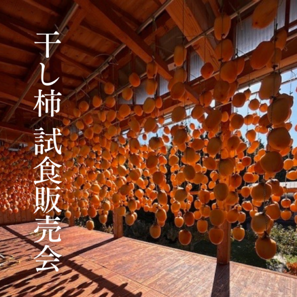 【1月10日(土)・12日(月・祝)】干し柿 試食販売会のお知らせ